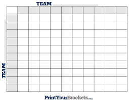 Printable Super Bowl Squares 100 Square Grid Office Pool How do super bowl squares work? printable super bowl squares 100