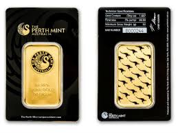 Perth Mint 50 Gram Gold Bar