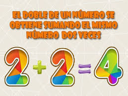 Resultado de imagen de el doble de un numero  2Âºprimaria