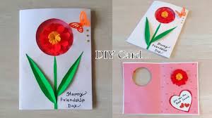 Paper Crafts Creative Handmade Birthday Card Ideas For Best Friend Specially For Friendship Day Card Idea Diy Friendship Day Card Paper Cards Handmade How To Make Greetings Simple Cards