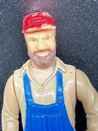Mego Dukes of Hazzard Brown Hair Uncle Jesse Beard Hazard 3 3/4 1981