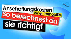 Ist eine wohnung nicht an das öffentliche fernwärmenetz angeschlossen, so besteht die die anschaffungskosten für eine etagenheizung können stark variieren. Anschaffungskosten Einer Immobilie So Berechnest Du Sie Richtig Youtube