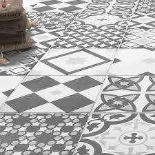 Patterned tiles on the floor are a great way to inject your personal style and creative flair to your space and makes the floor the hero of the space. Shop The Vibe Grey Patterned Wall And Floor Tiles 223 X 223mm For A Striking Italian Style These Patterned Tiles Are Perfect For The Floor And Wall