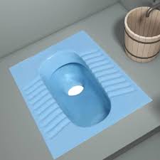Floor Mounted Indian Commode | Desi Toilet Seat | Ceramic Commode (Blue) :  Amazon.in: Health & Personal Care