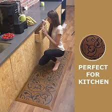 5.0 out of 5 stars kitchen rug. Amazon Com Kmat Kitchen Mat 2 Pcs Cushioned Anti Fatigue Kitchen Rug Waterproof Non Slip Kitchen Mats And Rugs In 2021 Kitchen Mat Rubber Kitchen Mats Kitchen Rug