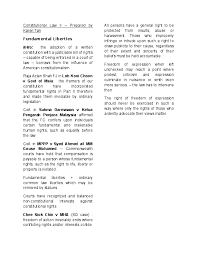 Anayasamızın yorumlanmasının benzersiz yöntemleri loh kooi choon v government of malaysia15 davasında raja azlan shah fj'nin (o in another case, merdeka university bhd v government of malaysia25, abdoolcader j cautioned that the principle of not construing a constitution in any narrow. Doc Constitutional Law Ii Prepared By Karen Tan Karen Tan Academia Edu