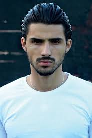 Handsome Males Bruno Braho Jet Black Hair Hair And Beard Styles Brylcreem