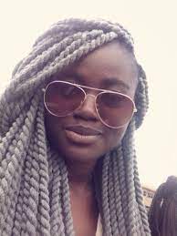 Grey Yarn Twists Yarn Braids Beautiful Black Hair Yarn Twist