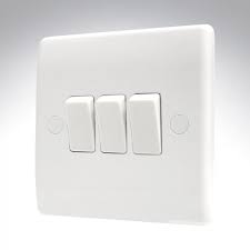 A 2 way switch wiring diagram with power feed from the switch light : Bg 843 3 Gang 2 Way Light Switch 10a Bg Nexus