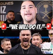 Andy Ruiz: “I'm trying to make a big statement. Not just for the fans, but  for myself. Losing all those titles that I won broke my heart. This is  another chance for