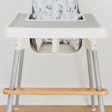 Bamboo Adjustable Highchair Footrest In 2020 Foot Rest High Chair Ikea