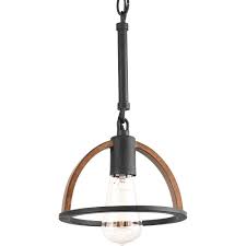 Add instant drama to your space with ethan allen pendant lighting! Progress Lighting Trestle Collection 1 Light Gilded Iron Mini Pendant Light Fixture The Home Depot Canada