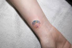 Of course, you're going to have to choose something small… Small Moon Tattoo On The Inner Wrist