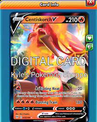 Check spelling or type a new query. Centiskorch V Pokemon Tcg Online Ptcgo 033 189 Digital Card Sent Fast Ebay
