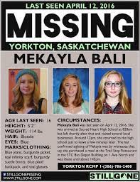 Mekayla Bali Amber Alert Missing Persons Looking For Someone