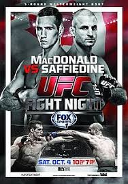 Watch the fighters from all 13 bouts at ufc fight night 184 come face to face one last time before saturday's card at the ufc apex in las vegas.#ufcvegas18. Ufc Fight Night Macdonald Vs Saffiedine Wikipedia