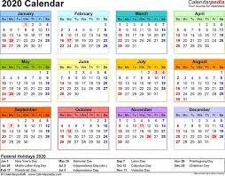 Large Print 2020 Calendar To Print Free In 2020 Free Printable Calendar Templates Printable Yearly Calendar Excel Calendar