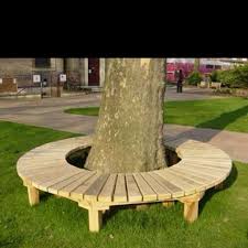 A simple outdoor bench build this sturdy bench in just over an hour. Tree Benches Ideas On Foter