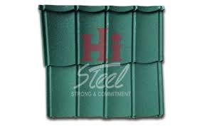 Genteng Metal Pasir Hi Roof 2 X 4 X 0.25 mm - Hijau