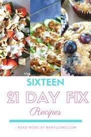 We've got you covered with these delicious, healthy 21 day fix recipes for dinner! Sixteen 21 Day Fix Recipes That We Love