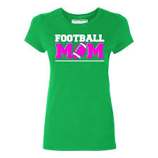 P B Football Mom Womens T Shirt Green 3xl