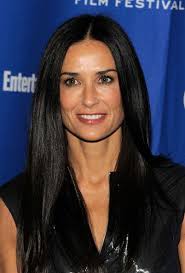 Demi Moore Black Hair Celebrities Hair Levels Long Hair Styles
