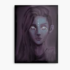 Weeping Statue Metal Prints for Sale