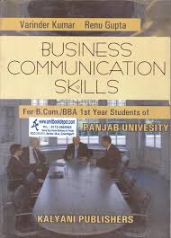 College Books Business Communication Skills Bcom Bba 1st Year Pu New