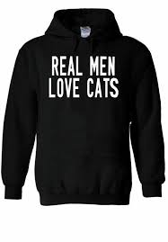 Real Men Love Cats Funny Swag Hoodie Sweatshirt Jumper Men Women Unisex Fashion Clothing Shoes Accessories Men Sweatshirts Hoodie Mens Jumpers Sweatshirts