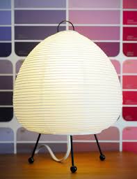 The shade is a classic white cotton drum style that is timeless and helps spread the illumination. Ikea Hack How To Make A Noguchi Inspired Mid Century Modern Lamp Manmade Diy