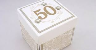 Explosionsbox Zur Goldenen Hochzeit Geschenke Zur Goldenen Hochzeit Goldene Hochzeit Hochzeit