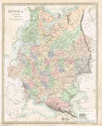 Diese landmasse entspricht ungefähr 47,8 mal der größe deutschlands. Russia In Europe General Map Landkarte Von Russland In Europa Vom Arktischen Ozean Bis Zum Schwarzen Meer Im Osten Bis Zum Ural Altkolorierter Stahlstich Von J C Walker Published Under The