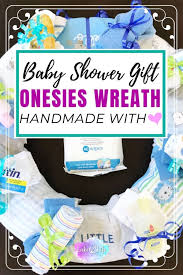 Super soft and cuddly to keep your new baby happy and comfortable during bath time. Onesies Wreath A Unique Baby Shower Gift Idea