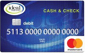 Please visit ideal image credit card's website for more details on how to register. Ideal Debit Mastercard Ideal Credit Union
