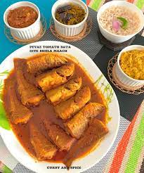 Peyaz Tomato Bata Diye Bhola Maach Seafood Recipes Mother Recipe Lunch Box Recipes