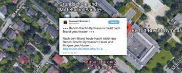 Nach Brand Im Bertolt Brecht Gymnasium Schule Entfallt Munchen Tv