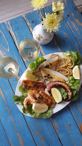 Fischplatte Einfache Gerichte Griechische Gerichte Griechisches Restaurant