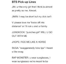 Bts Pick Up Lines Kpop Bts Memes Hilarious Kpop Memes Bts Bts Quotes