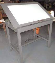 Vintage Butterick Light Table For Tracing Drawing Diy Light Table Light Table Art Table