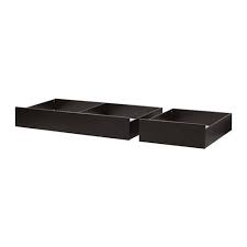 Hemnes Underbed Storage Box Set Of 2 White White Stain White Stained Queen King Ikea Under Bed Storage Hemnes Storage Boxes