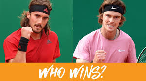 Tsitsipas was not allowed to settle by nadal and once that first set flashed by him, never looked like causing another upset on rod laver arena. Stefanos Tsitsipas Vs Andrey Rublev Monte Carlo Masters 2021 Final Prediction Preview Stats Head To Head H2h Record Time