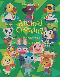 A small dress that has a similar design to animal crossing's stitches character. 11 Animal Crossing Characters Cross Stitch Patterns Kalyna Alina 9798653211164 Books Amazon Ca