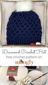 Diamond Crochet Hat Free Pattern On Moogly Crochet Hats Free Pattern Crochet Hat Free Crochet Hats