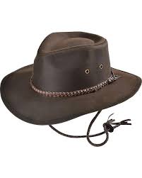 Outback Trading Co Grizzly Upf50 Sun Protection Oilskin Hat 1486 Brown Fashion Clothing Shoes Accessories Mensaccessories Hats Ebay L Leather Hats Mens Cowboy Hats Hats