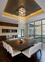 Modern Dining Room With A Japanese Wooden Dining Table For White Seater Chairs Idea With Square Dining Room Table Luxury Dining Contemporary Dining Room Design