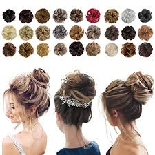 7 new ponytail colors to rock your day new. Buy Messy Bun Hair Piece Thick Updo Scrunchies Hair Extensions Ponytail Hair Accessories Ash Blonde Online In Indonesia B07x2952b4