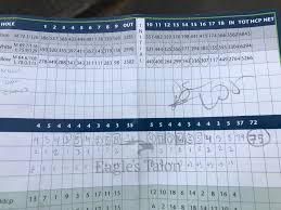 Maybe you would like to learn more about one of these? Shot 75 Today Personal Best By 4 Strokes Knew My Buddies Wouldn T Believe Me So I Had My Random Playing Partners Sign My Scorecard Golf
