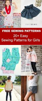 Free downloadable sewing patterns for beginners. 20 Easy Sewing Patterns For Girls On The Cutting Floor Printable Pdf Sewing Patterns And Tutorials For Women