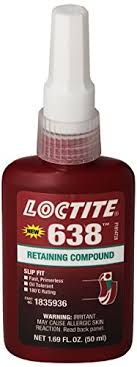 Loctite 21448 Green 638 High Strength Retaining Compound 50 Ml Bottle