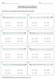 Solving Inequalities Worksheet In 2020 Graphing Inequalities Solving Inequalities Graphing Linear Inequalities